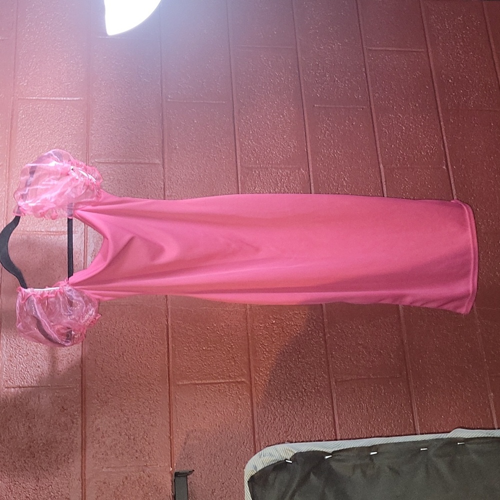 Boohoo Pink Puff Dress 💕